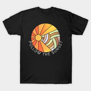 Vintage Sunset Summer Quote T-Shirt